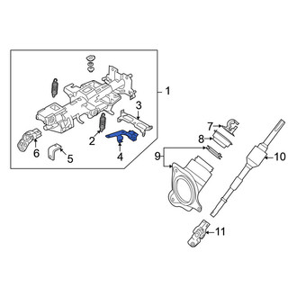 Nissan OE - Steering Column Bracket
