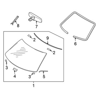 Nissan OE - Windshield - Glass