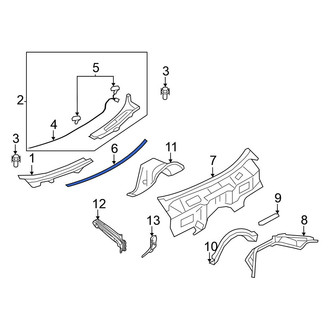 Nissan OE - Cowl Seal