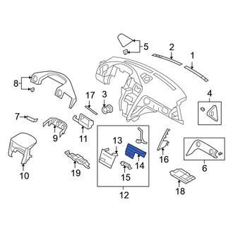 Nissan OE - Outer Instrument Panel Bezel