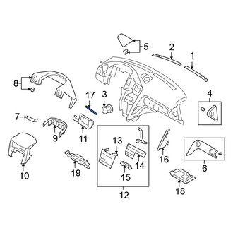 Nissan OE - Instrument Panel Molding