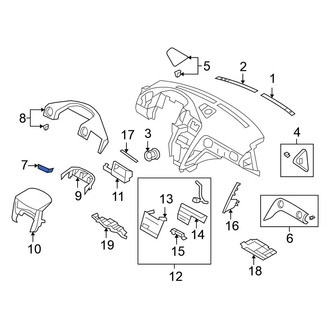 Nissan OE - Center Instrument Panel Pad