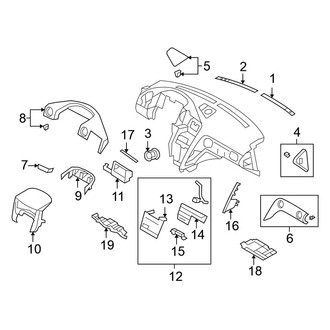 Nissan OE - Instrument Panel Components