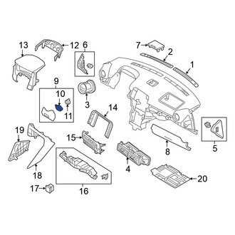 Nissan OE - Instrument Panel Molding