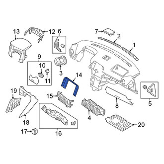 Nissan OE - Upper Instrument Panel Bezel