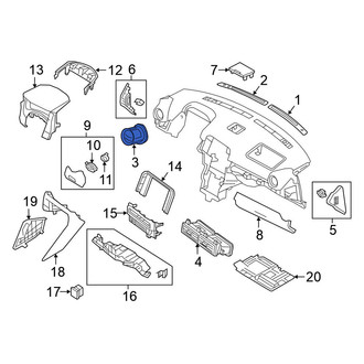 Nissan OE - Outer Dashboard Air Vent