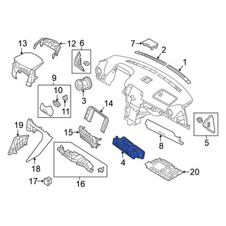 Nissan OE - Center Dashboard Air Vent