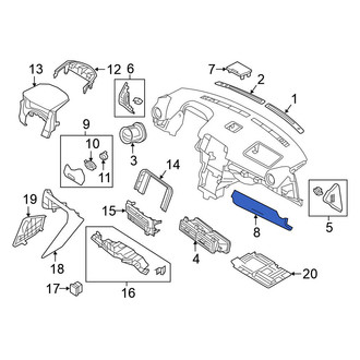 Nissan OE - Right Instrument Panel Pad