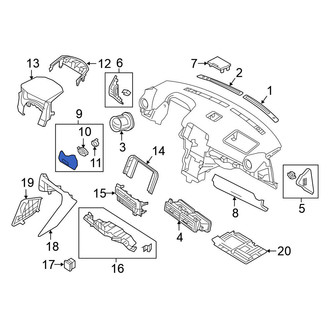Nissan OE - Left Instrument Panel Pad