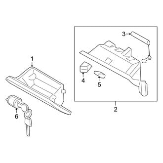 Nissan OE - Instrument Panel - Glove Box