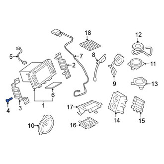 Nissan OE - Radio Screw