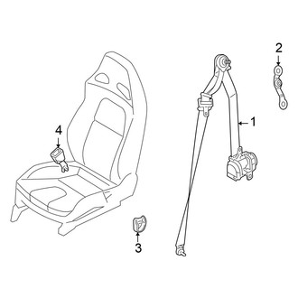 Nissan OE - Restraint Systems - Front Seat Belts