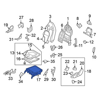 Nissan OE - Front Left Seat Adjuster