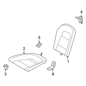 Nissan OE - Seats & Tracks - Rear Seat Components