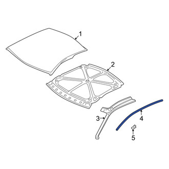 Nissan OE - Left Roof Molding