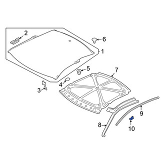 Nissan OE - Roof Molding Clip