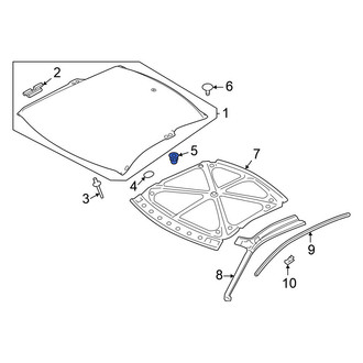 Nissan OE - Upper Spoiler Nut