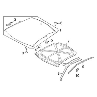 Nissan OE - Roof & Components (With Carbon Fiber Roof)