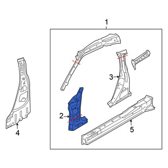 Nissan OE - Left Body A-Pillar