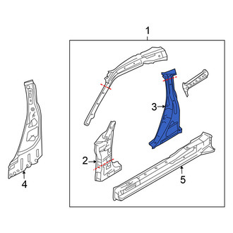 Nissan OE - Right Inner Body B-Pillar