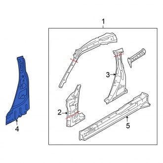 Nissan GT-R Pillars | Assemblies, Door Jambs, Braces — CARiD.com