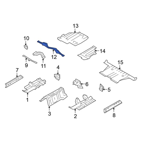 Floor Pan Crossmember