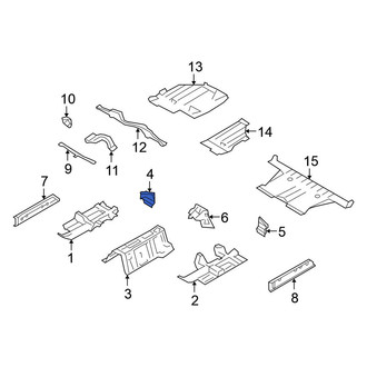 Nissan OE - Front Right Frame Stiffener