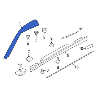 Nissan OE - Front Upper Windshield Molding