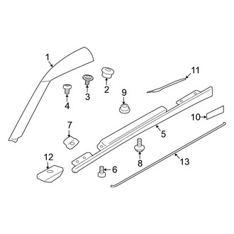 Nissan OE - Pillars, Rocker & Floor - Exterior Trim