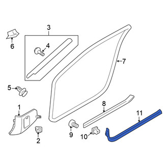 Nissan OE - Left Outer Door Sill Plate