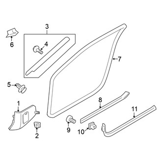 Nissan OE - Pillars, Rocker & Floor - Interior Trim