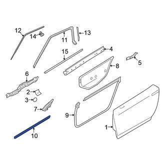 Nissan OE - Front Left Lower Door Seal