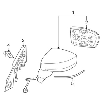 Nissan OE - Door - Outside Mirrors