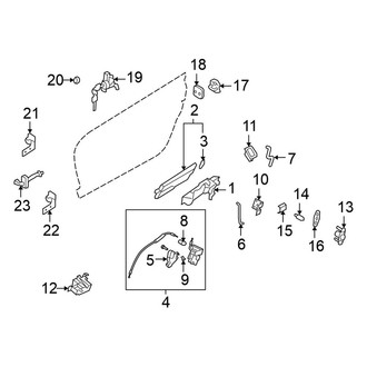 Nissan OE - Door - Lock & Hardware