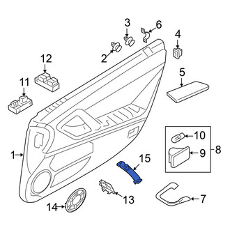 Nissan OE - Front Left Interior Door Pull Handle