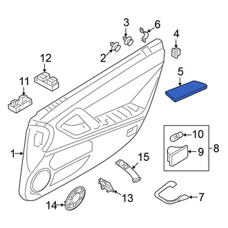 Nissan OE - Front Left Door Armrest