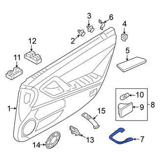 Nissan OE - Front Left Door Trim Molding