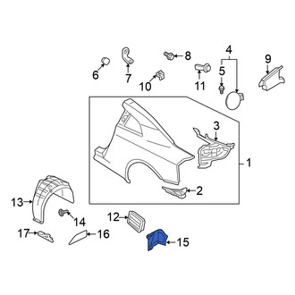 Nissan OE - Rear Left Stone Guard
