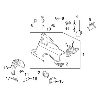 Nissan OE - Quarter Panel - Exterior Trim