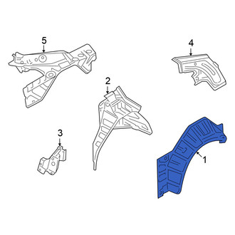 Nissan OE - Rear Left Outer Wheel Housing Side Panel