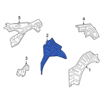 Nissan OE - Rear Left Inner Wheel Housing Side Panel