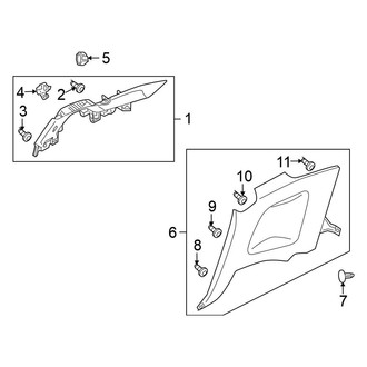 Nissan OE - Quarter Panel - Interior Trim