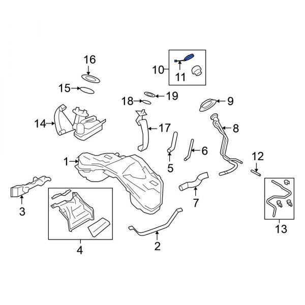 Fuel Tank Cap Tether