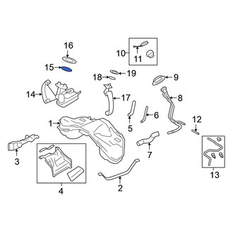 Nissan OE - Fuel Tank Sending Unit Seal