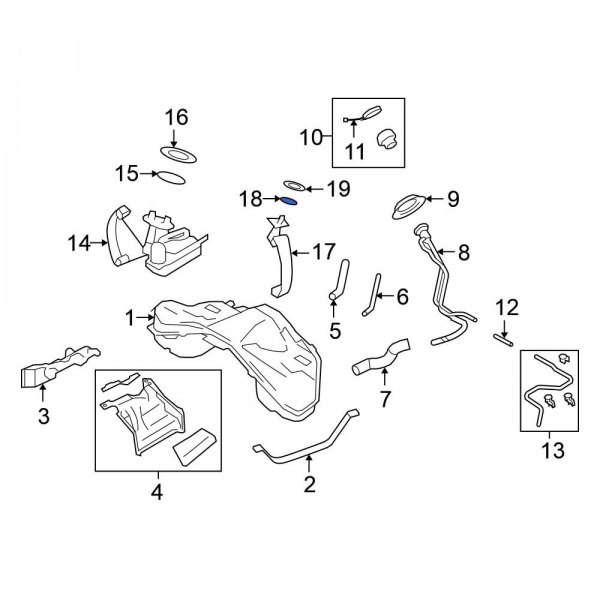 Fuel Tank Sending Unit Seal