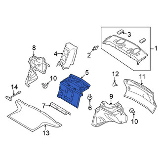 Nissan OE - Rear Partition Panel