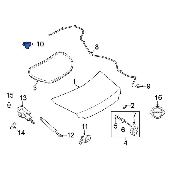 Deck Lid Lock