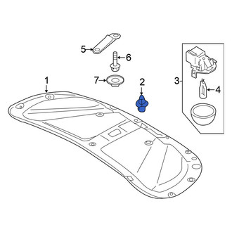 Nissan OE - Deck Lid Trim Clip