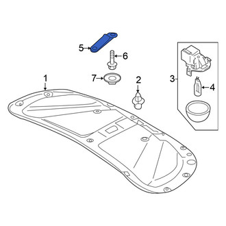 Nissan OE - Rear Deck Lid Handle