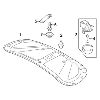Nissan OE - Trunk Lid - Interior Trim